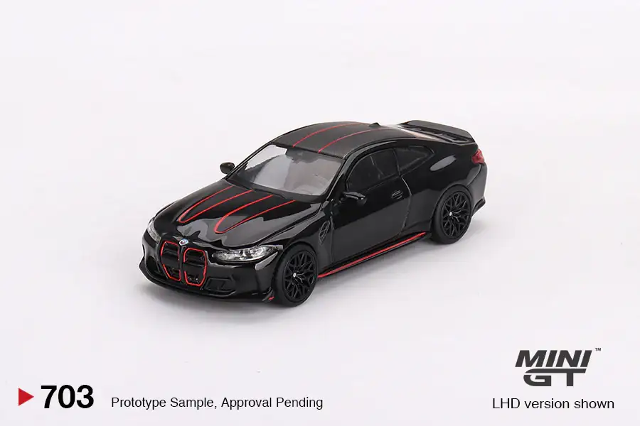 Mini GT #703 BMW M4 CSL Black Sapphire