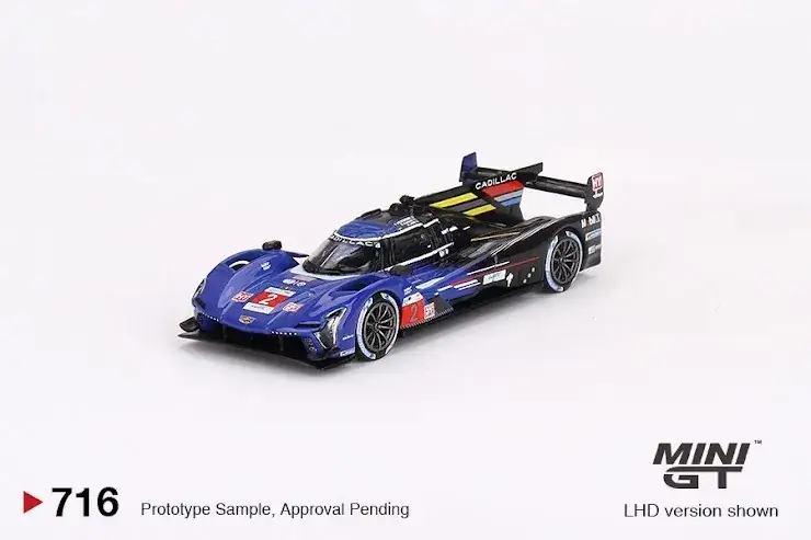 Mini GT #716 Cadillac V-Series.R #2 Cadillac Racing 2023 Le Mans 24 Hrs 3rd Place