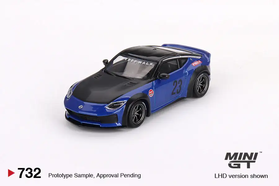 Mini GT #732 Nissan Z LB★NATION WORKS Serian Blue
