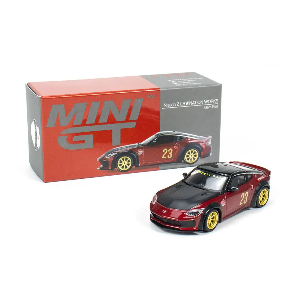 Mini GT #737 Nissan Z LB★NATION WORKS Gem Red - Image 5