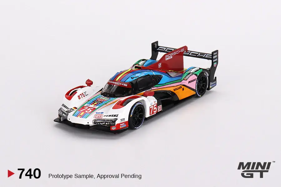Mini GT #740 Porsche 963 #75 Porsche Penske Motorsport 2023 24 Hrs of Le Mans (MGT00740-L)