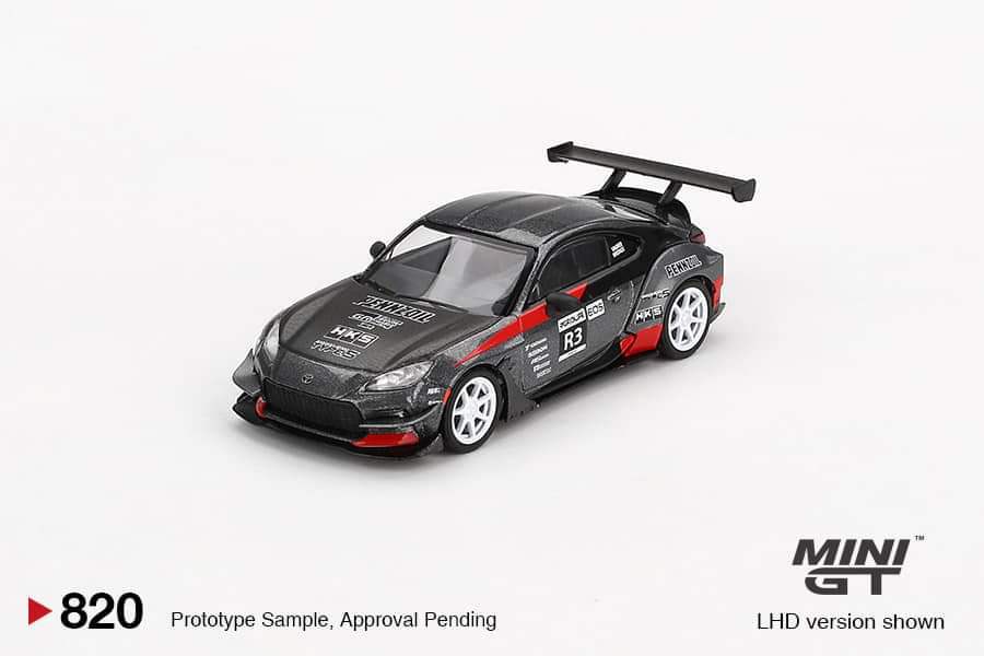 MINI GT x Mijo #820 Toyota GR86 Larry Chen's HKS Turbocharged GR86 Blister Packing