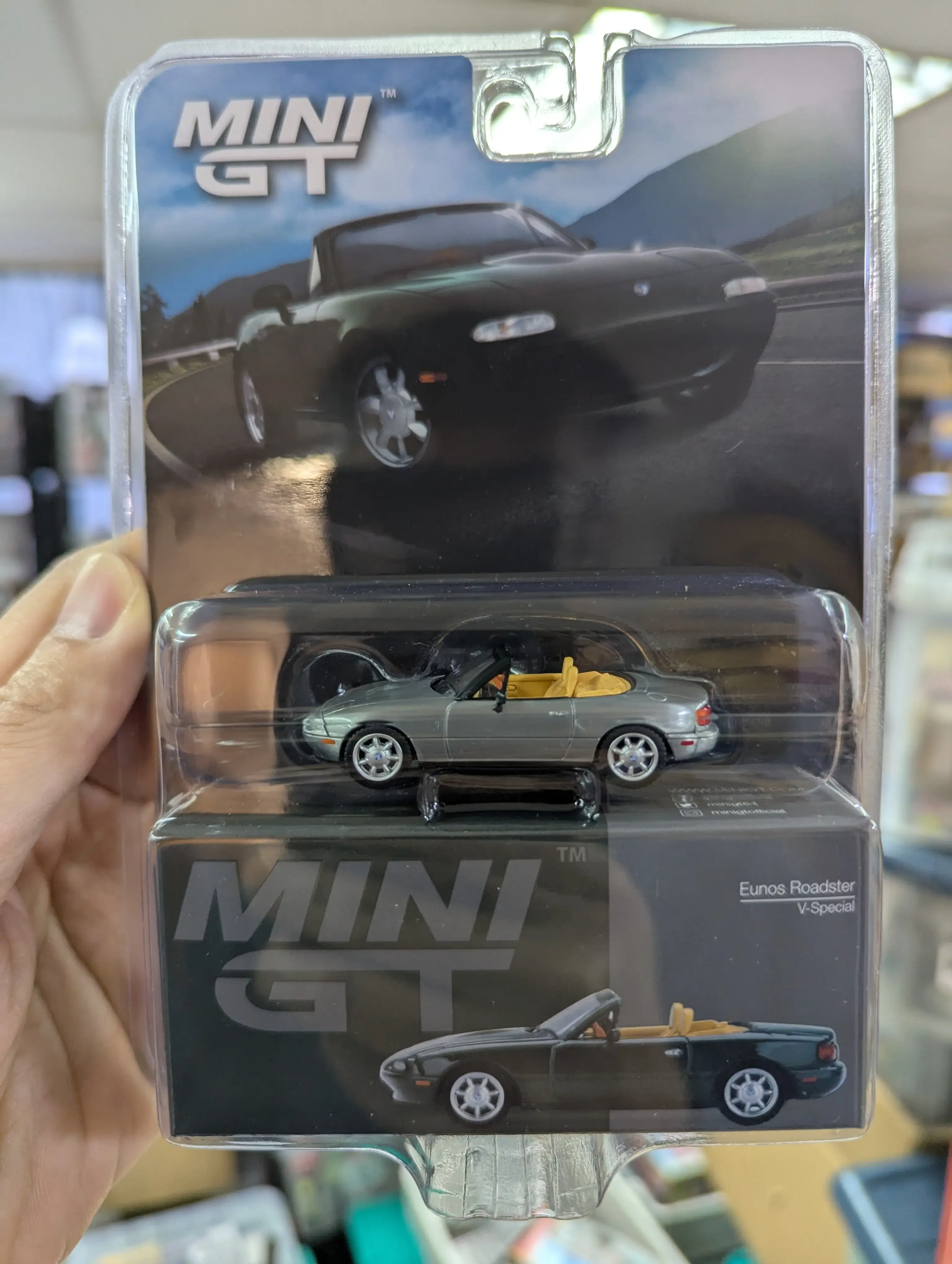 Mini GT X Mijo #838 Mazda Miata MX-5 Eunos Roadster V-Special Blister Packing - Image 3