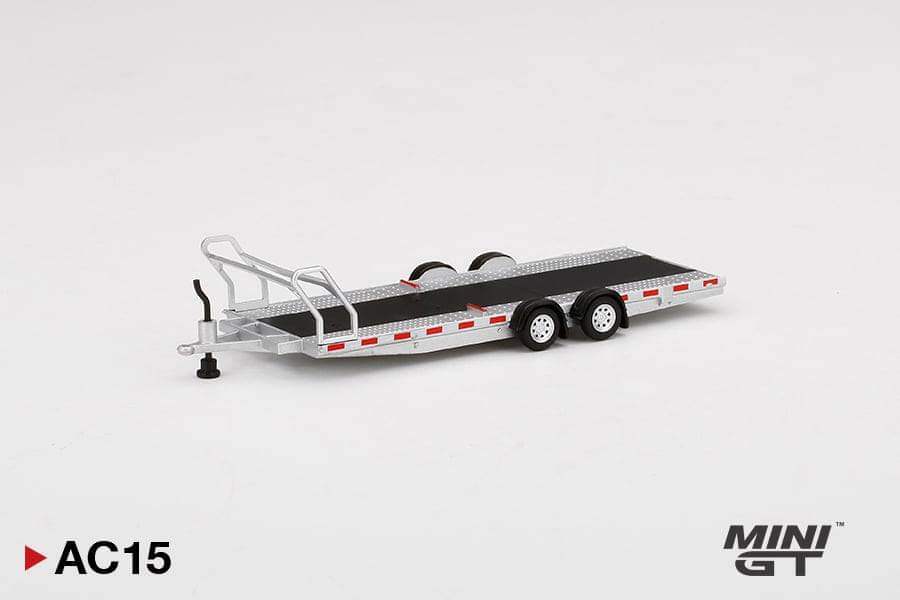 Mini GT #AC15 Car Hauler Trailer Type A Silver