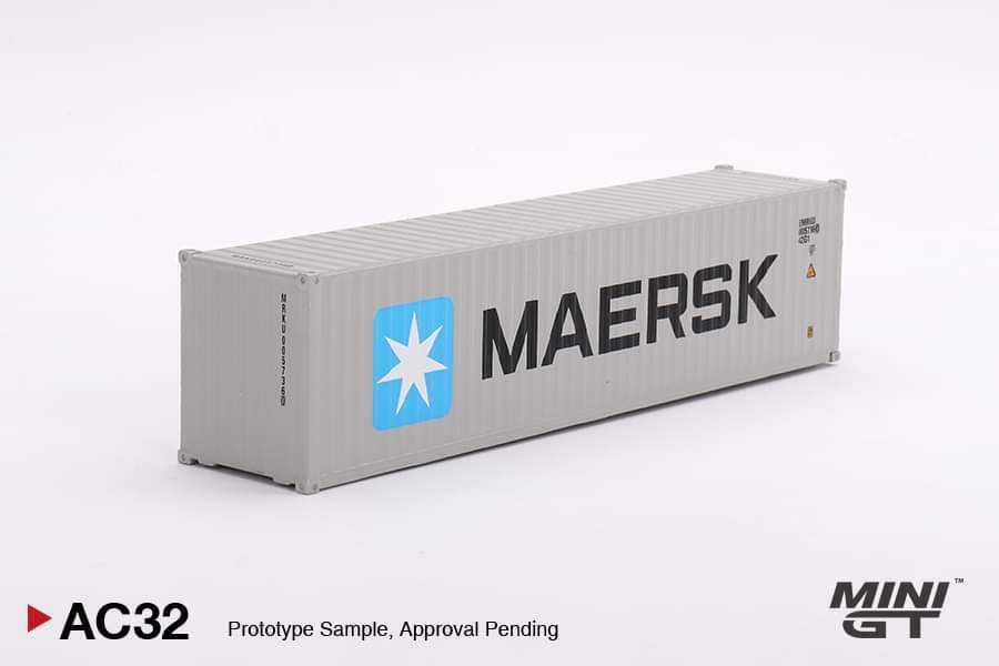 MINI GT #AC32 1/64 Dry Container 40' "Maersk"