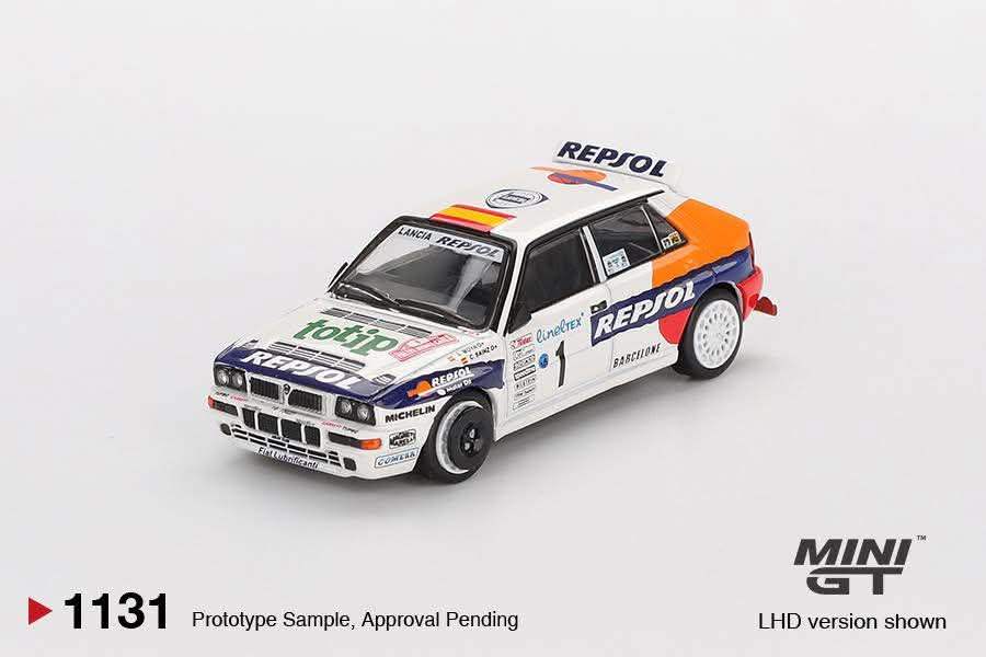 Mini GT #1131 Lancia Delta HF Integrale Evoluzione #1 1993 Rallye Monte-Carlo Blister Pack