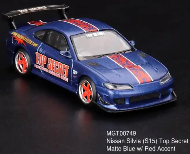 Mini GT MDX 2024 #749/ #750 Nissan Silvia Top Secret (S15) - Image 3