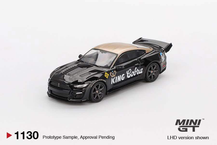Mini GT MGT01130-BL Shelby GT500 Dragon Snake Concept Black/Gold Blister Pack