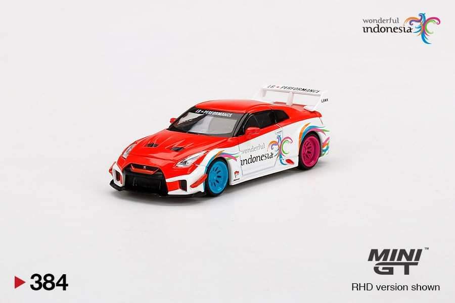 MINI GT Wonderful Indonesia Exclusive #384 LB-Silhouette WORKS GT NISSAN 35GT-RR Ver.1 - Image 2