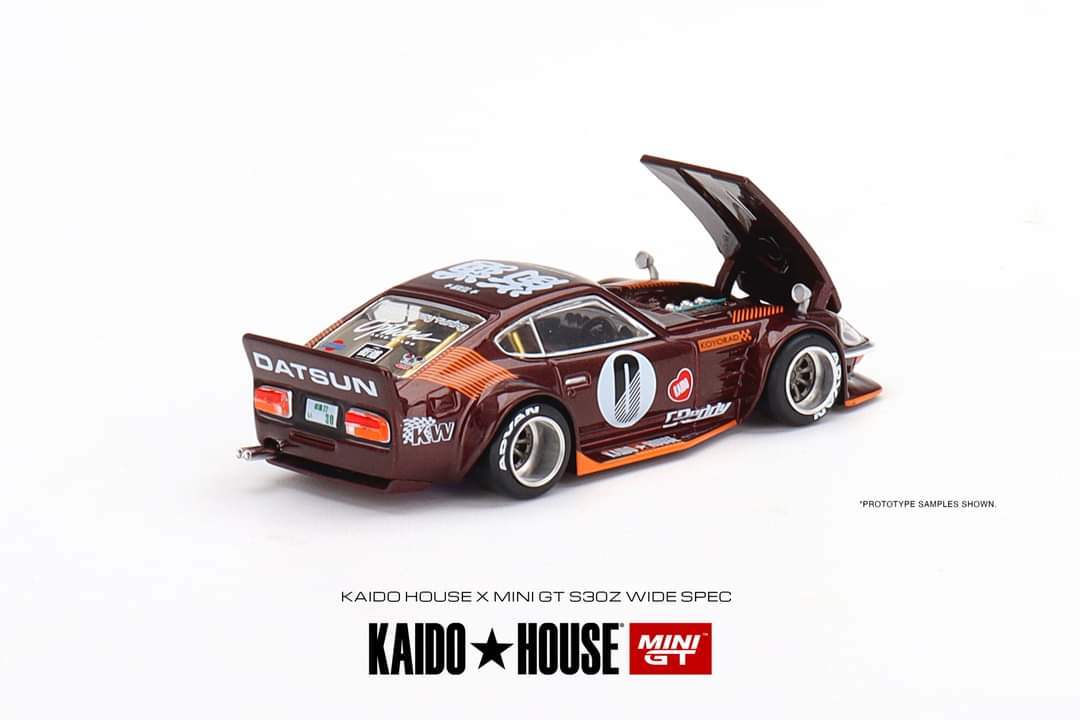 Mini GT x Kaido House 1:64 Datsun Fairlady Z Dark Red / Blue - Image 3