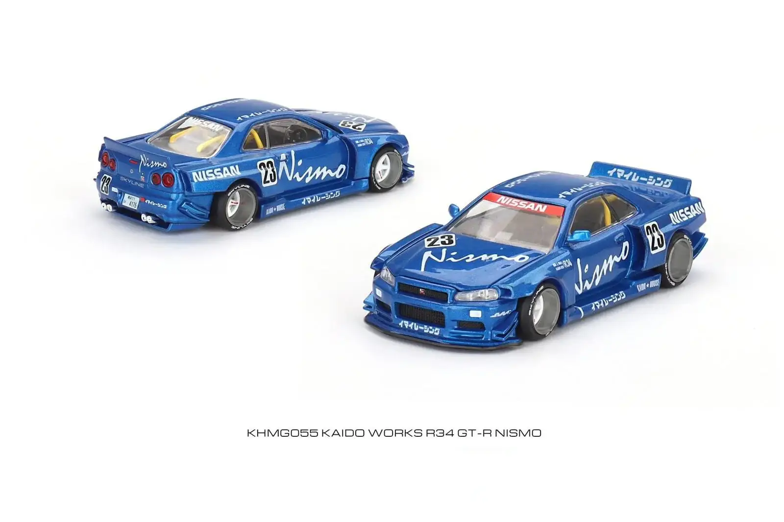 Mini GT x Kaido House #55 1:64 Nissan Skyline GT-R R34 Kaido Works V3 Nismo