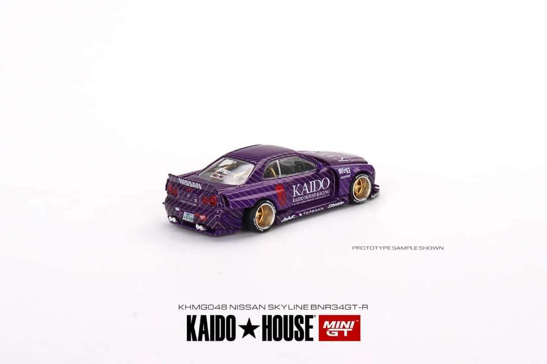 Mini GT x Kaido House #48 1:64 Nissan Skyline GT-R R34 V1/V2 - Image 3