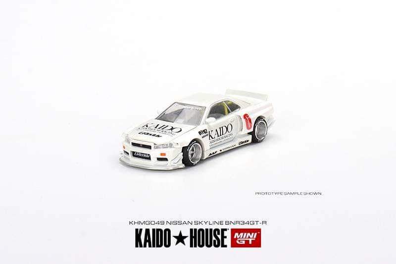 Mini GT x Kaido House #48 1:64 Nissan Skyline GT-R R34 V1/V2 - Image 4