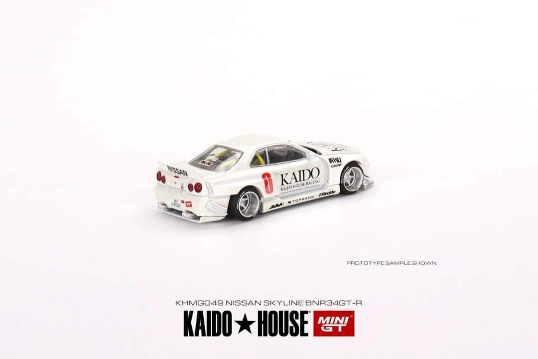 Mini GT x Kaido House #48 1:64 Nissan Skyline GT-R R34 V1/V2 - Image 5