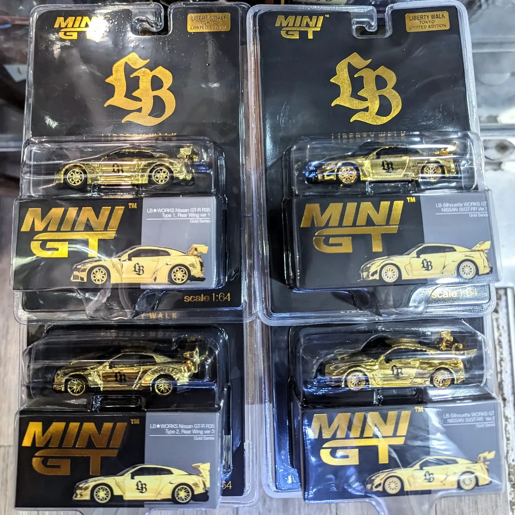 Mini GT X LB★WORKS Exclusive Nissan GT-R Full Set of 4