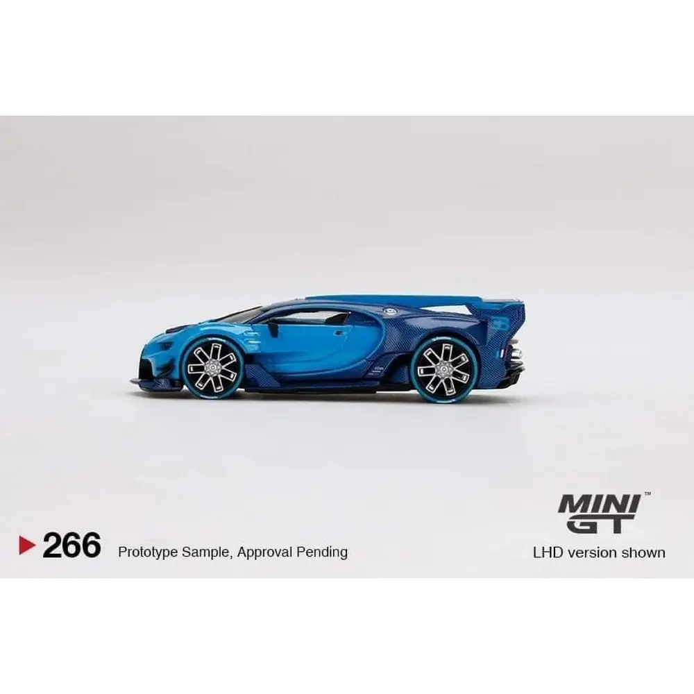 Mini GT x Mijo #266 Bugatti Vision Gran Turismo Blue 1:64 scale - Image 3