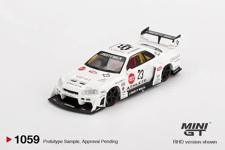 MINI GT #1059 Nissan LB-ER34 Super Silhouette ATHLETE/COLLET Blister Packing