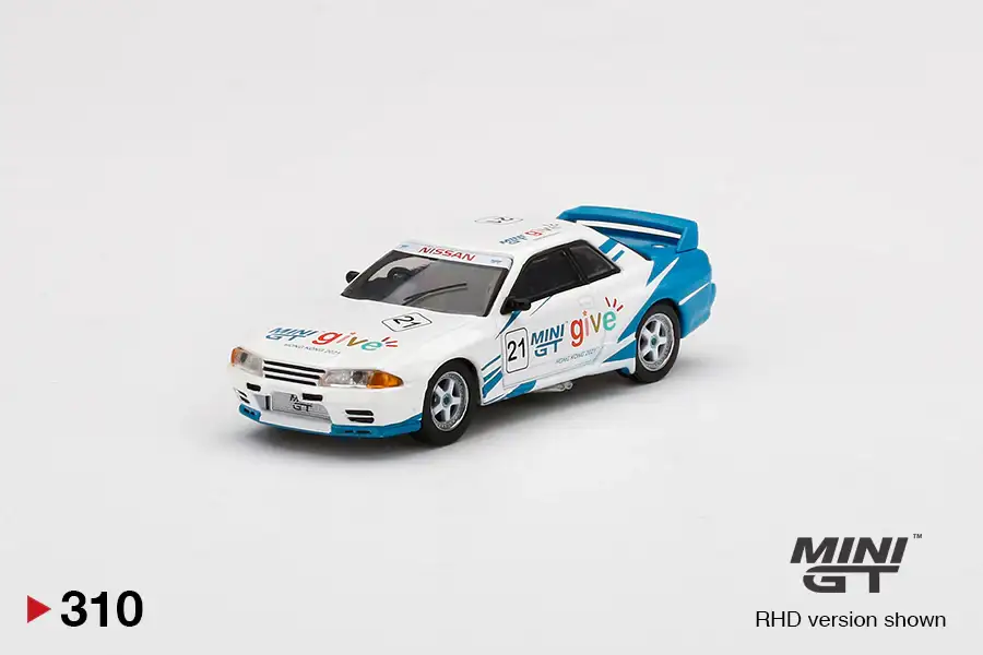 MiniGT #310 Hong Kong GIVE 2021 exclusive Nissan GT-R R32 Gr.A #21 - Image 2