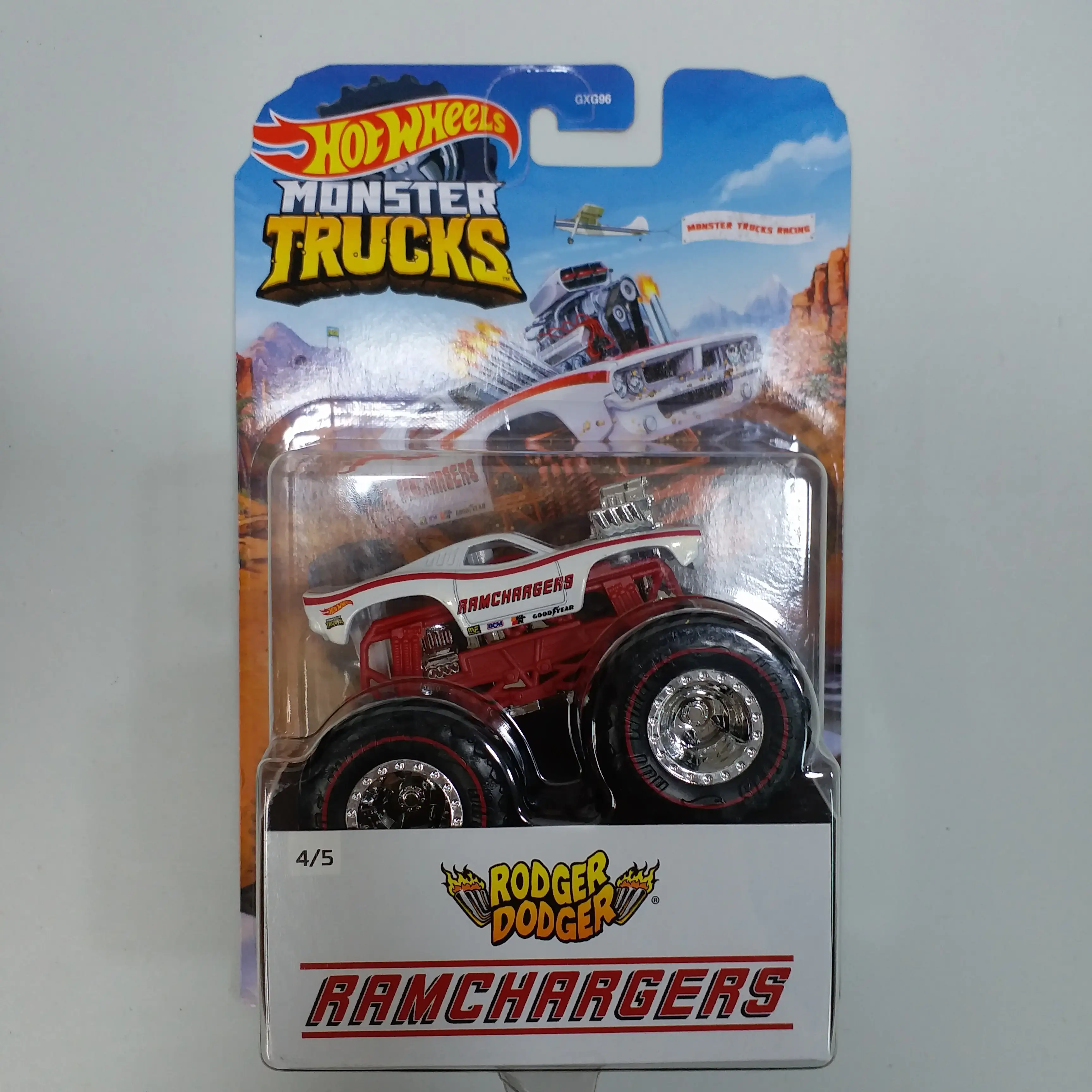 Hot Wheels Monster Trucks Rodger Dodger-Ramchargers