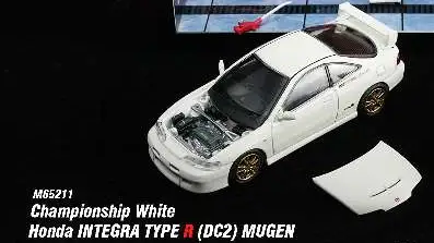 MOTORHELIX 1:64 Honda INTEGRA TYPE R (DC5) / (DC2) MUGEN Championship White - Image 3