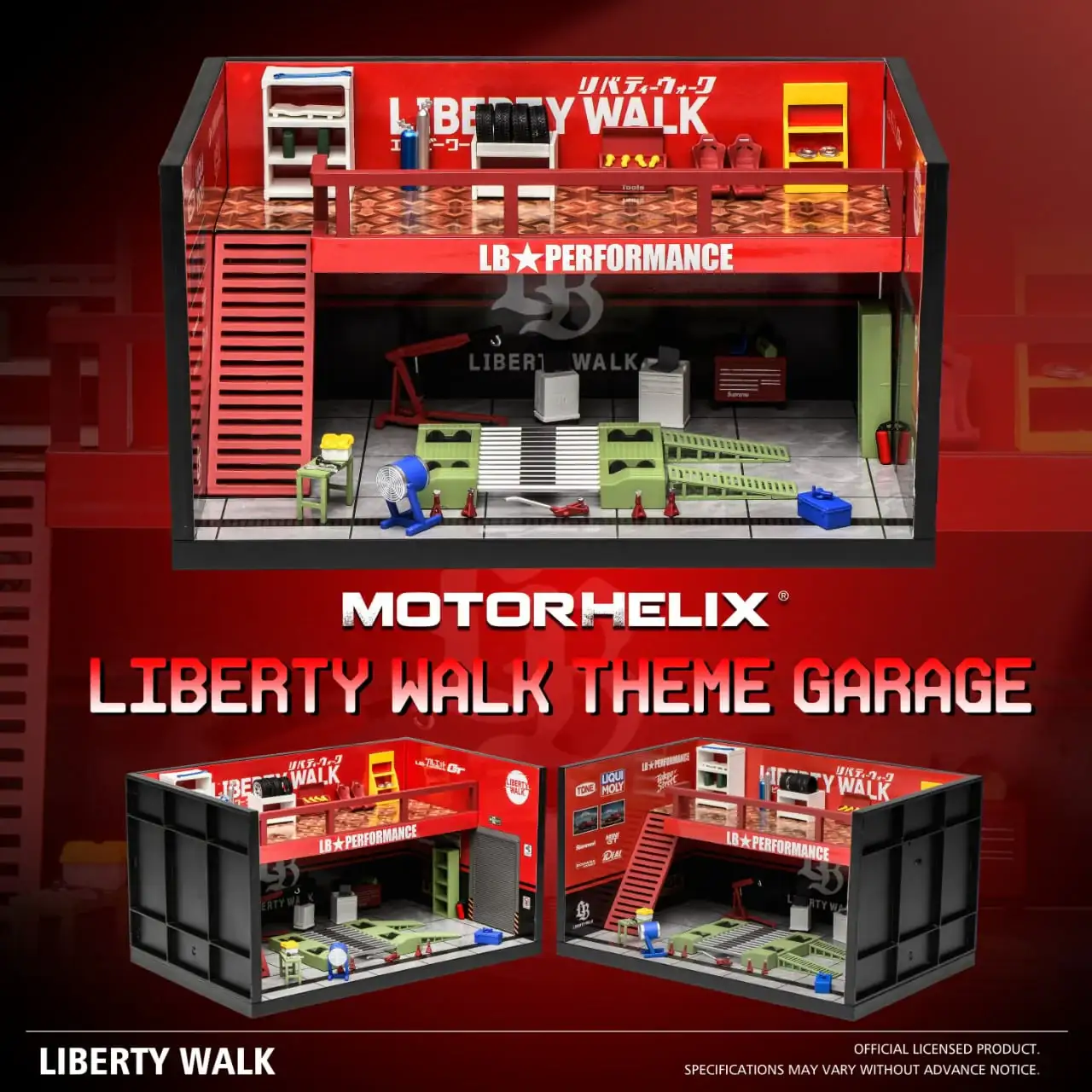 Motorhelix 1:64 Liberty Walk Theme Garage - Image 2