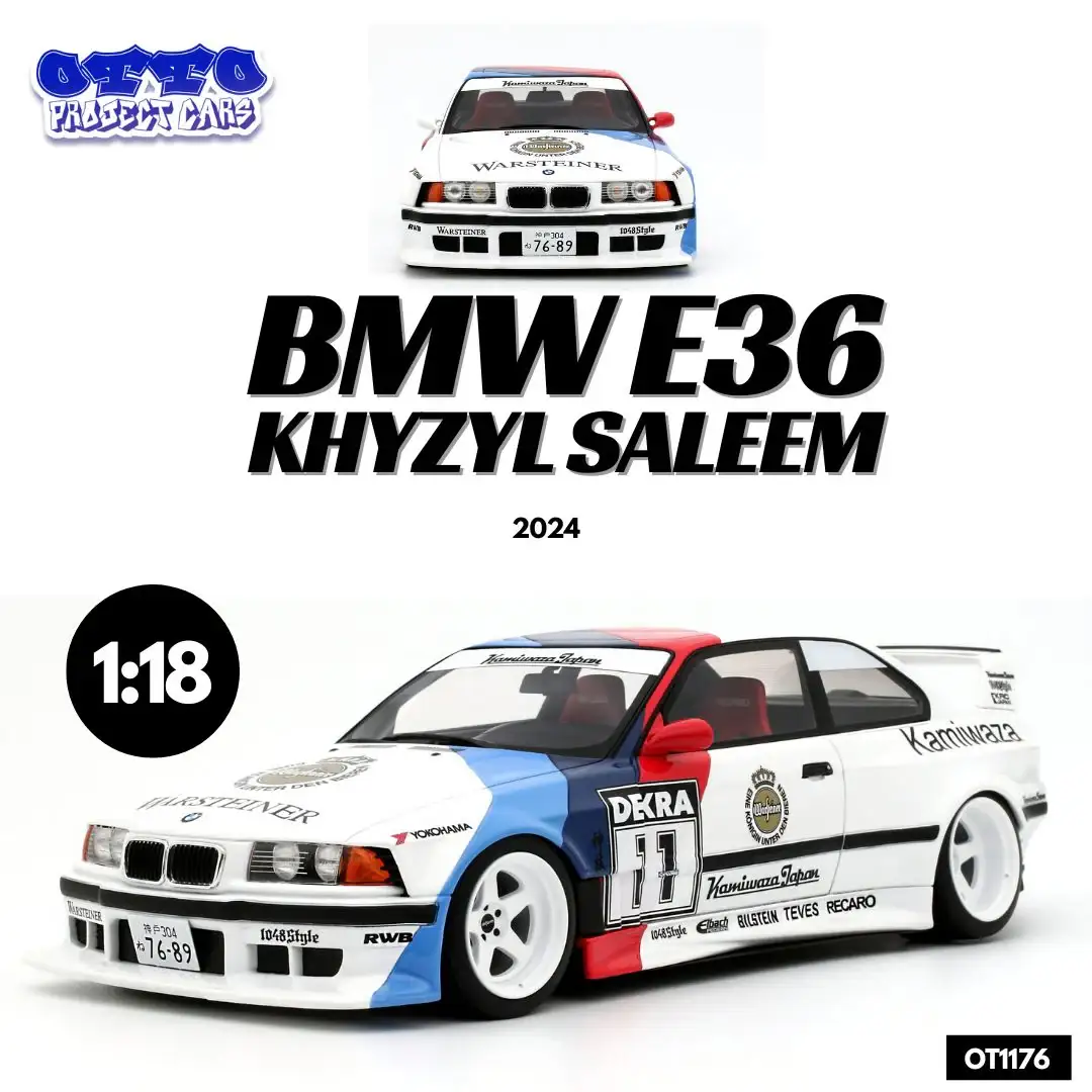 [shipping included] OTTO Mobile 1:18 OT1176 BMW E36 M3 KHYZYL SALEEM