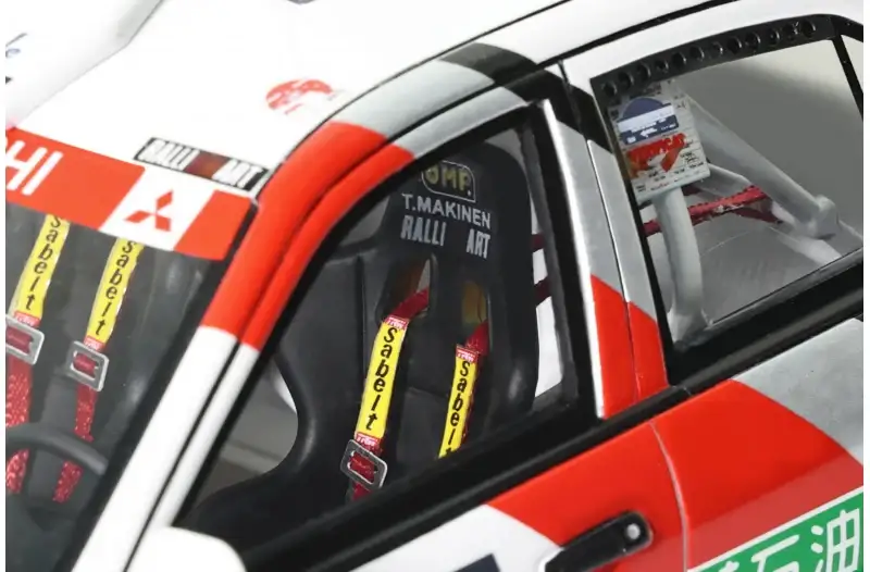 OTTO Mobile 1:18 OT409 1:18 MITSUBISHI LANCER EVO IV WHITE RALLY CATALUNYA 1997 - Image 2