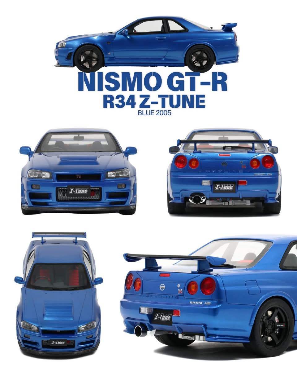 [shipping included] OTTO Mobile G082 1:12 scale NISSAN SKYLINE R34 GTR NISMO Z-TUNE - Image 2