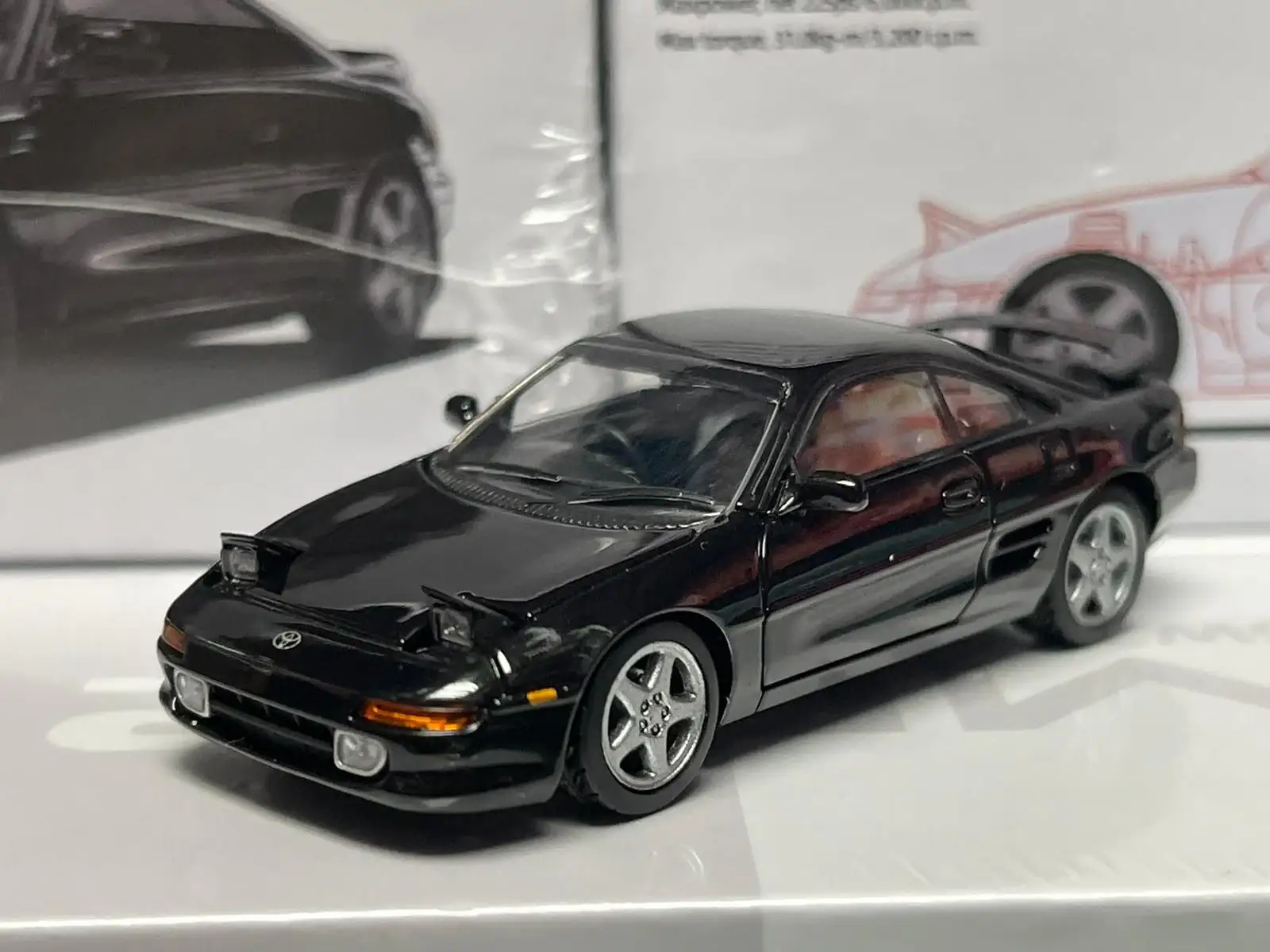 Micro Turbo 1:64 Scale Toyota MR2 Black