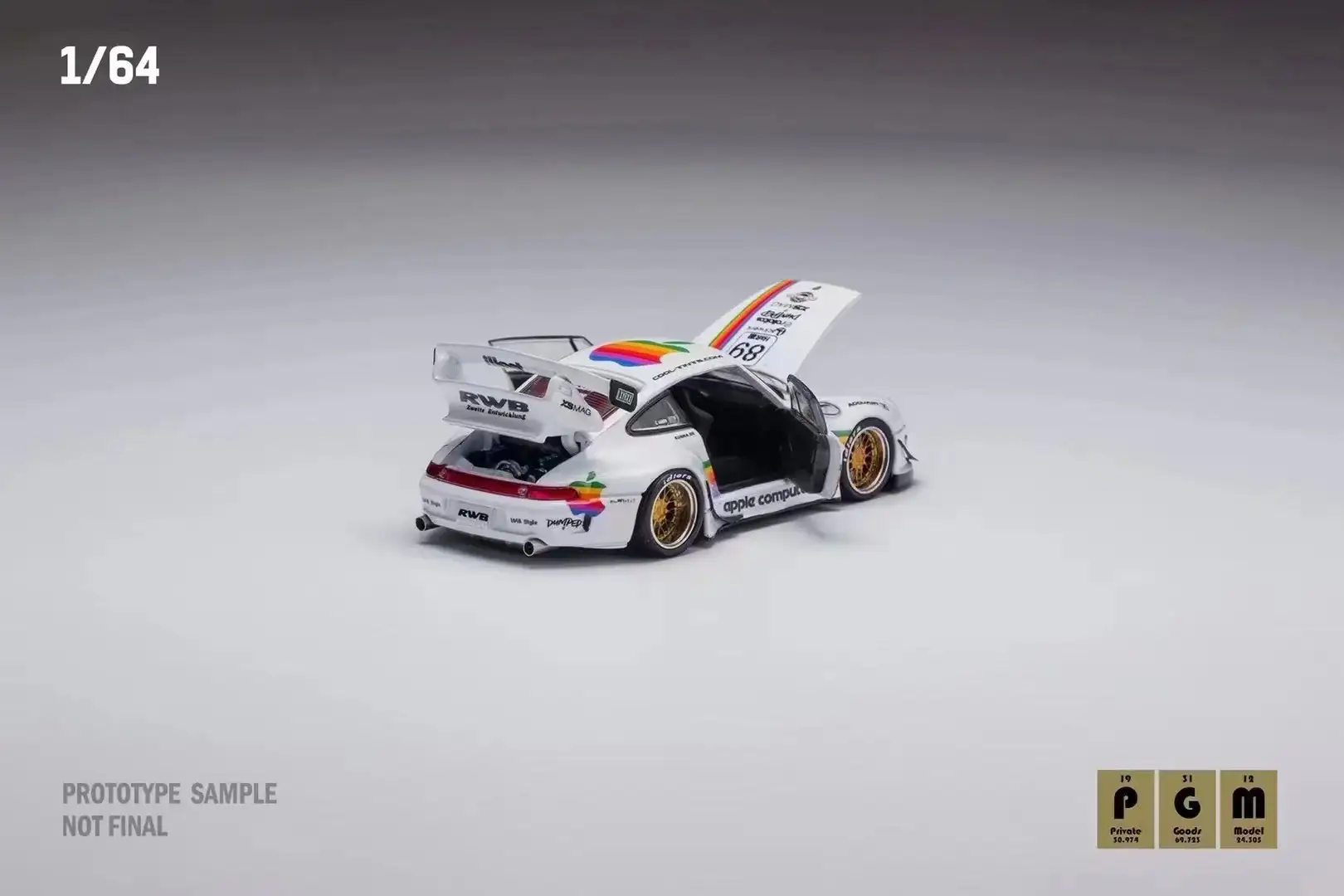 PGM Private Good Model All open RWB Apple Porsche 993 - Image 2