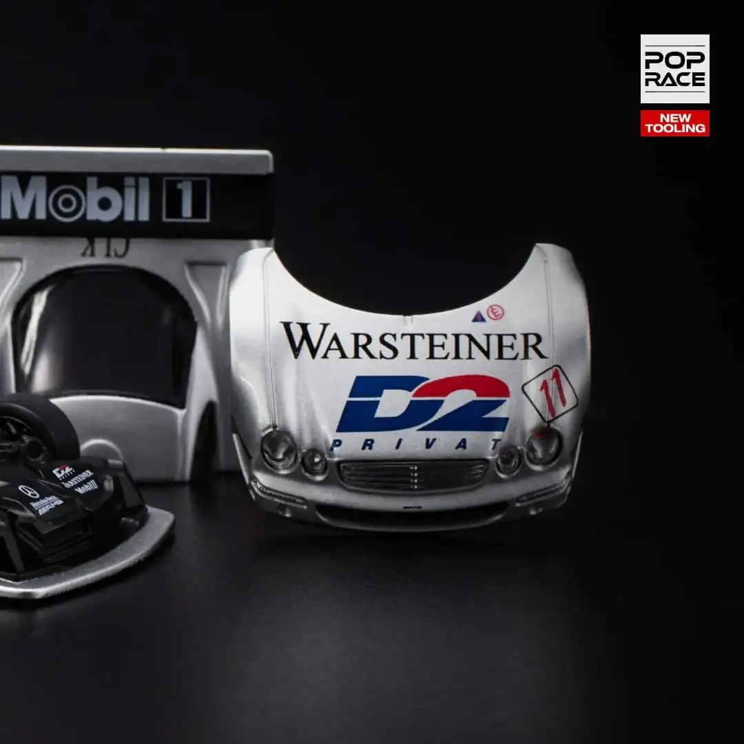 Pop Race 1/64 MERCEDES-BENZ CLK AMG GTR - 1997 FIA GT D2 PRIVAT - Image 2