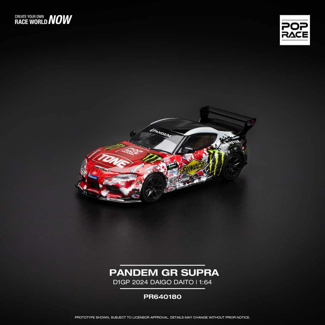 Pop Race 1/64 PANDEM GR SUPRA D1GP 2024 DAIGO SAITO