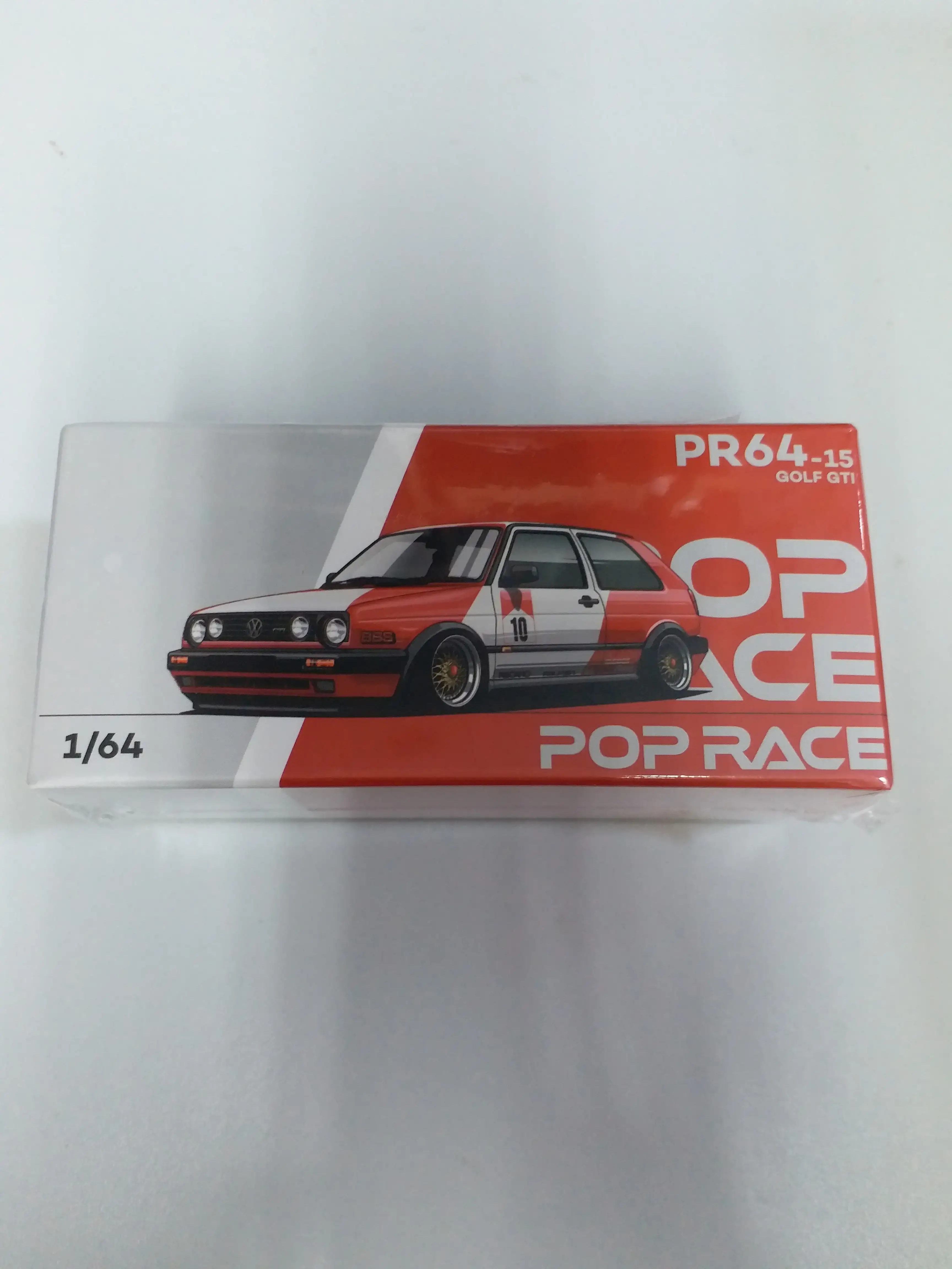 Pop Race 1:64 Scale Golf GTI Red/White - Image 3