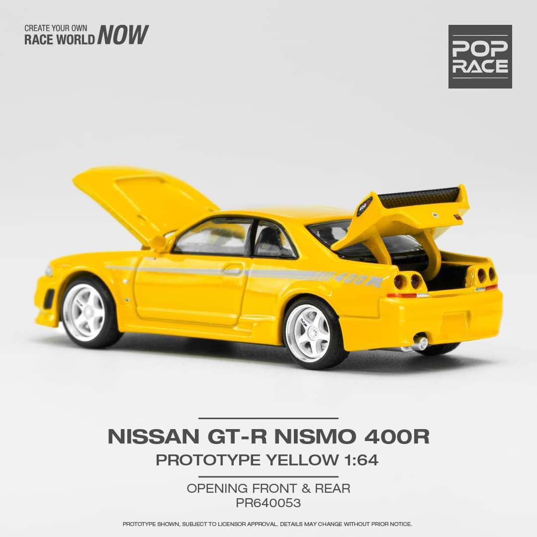 Pop Race 1:64 scale Nismo 400R Nissan GT-R R33 - Image 2