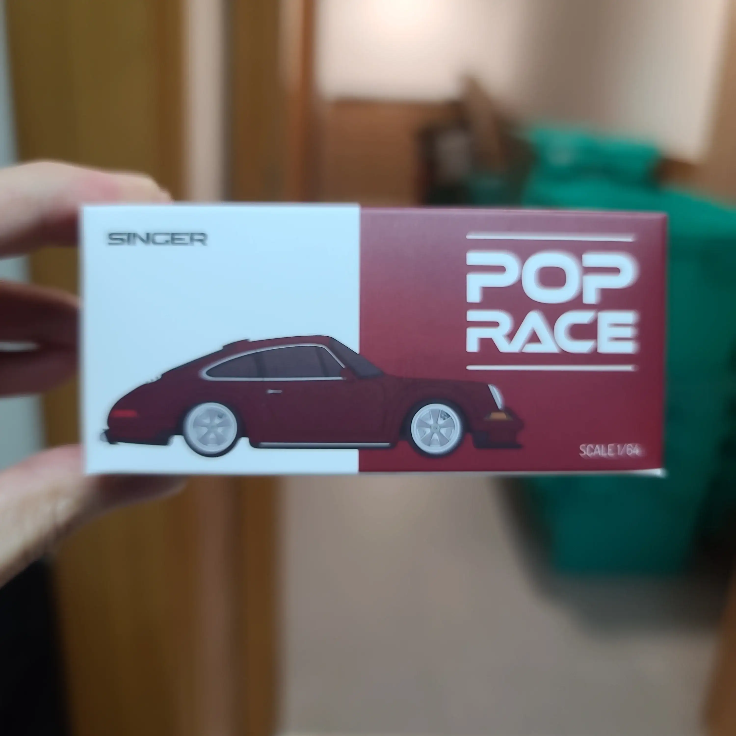 Pop Race 1:64 Scale Porsche 911 (964) Singer Red - Image 2
