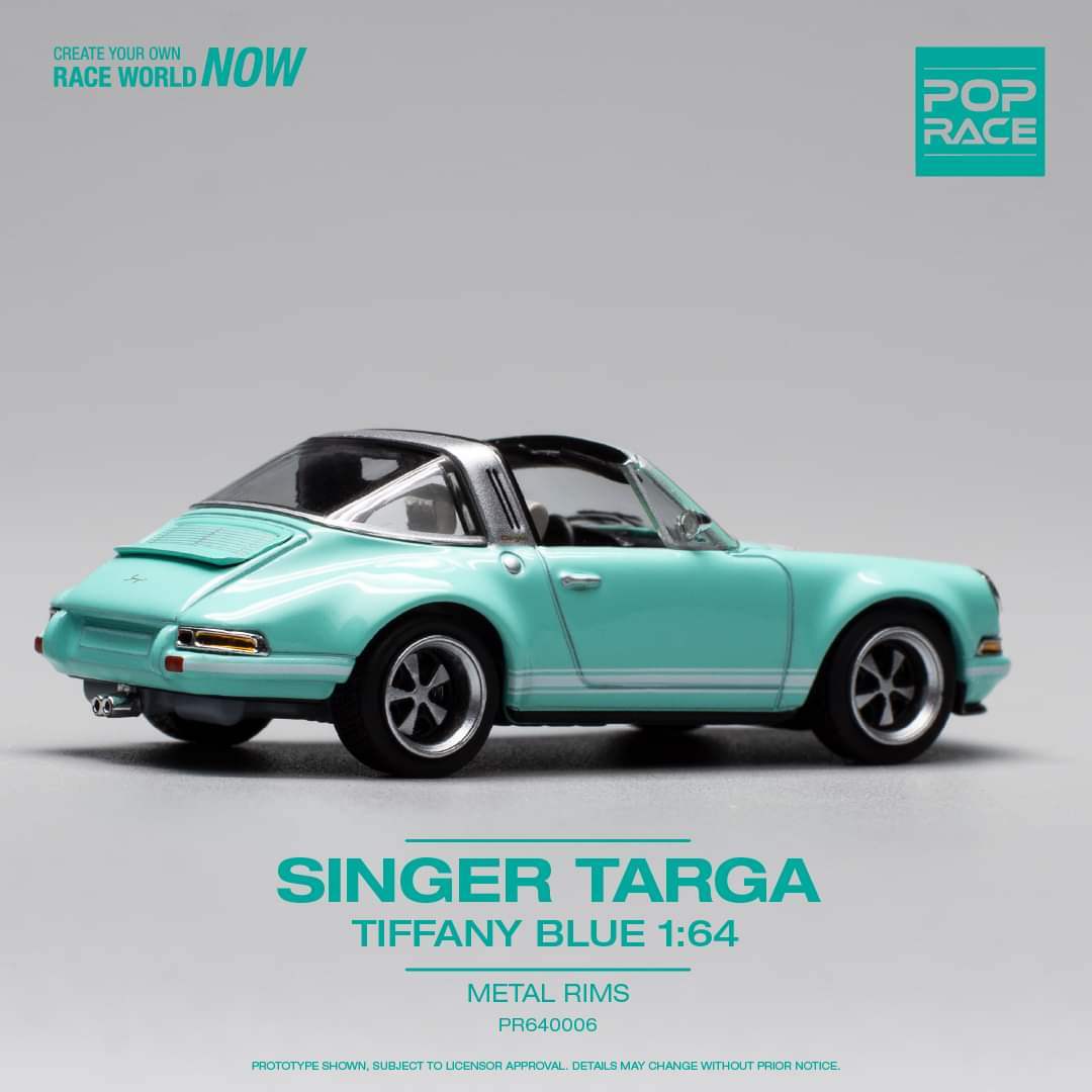Pop Race 1:64 Scale Porsche 911 (964) Singer Targa - Image 2