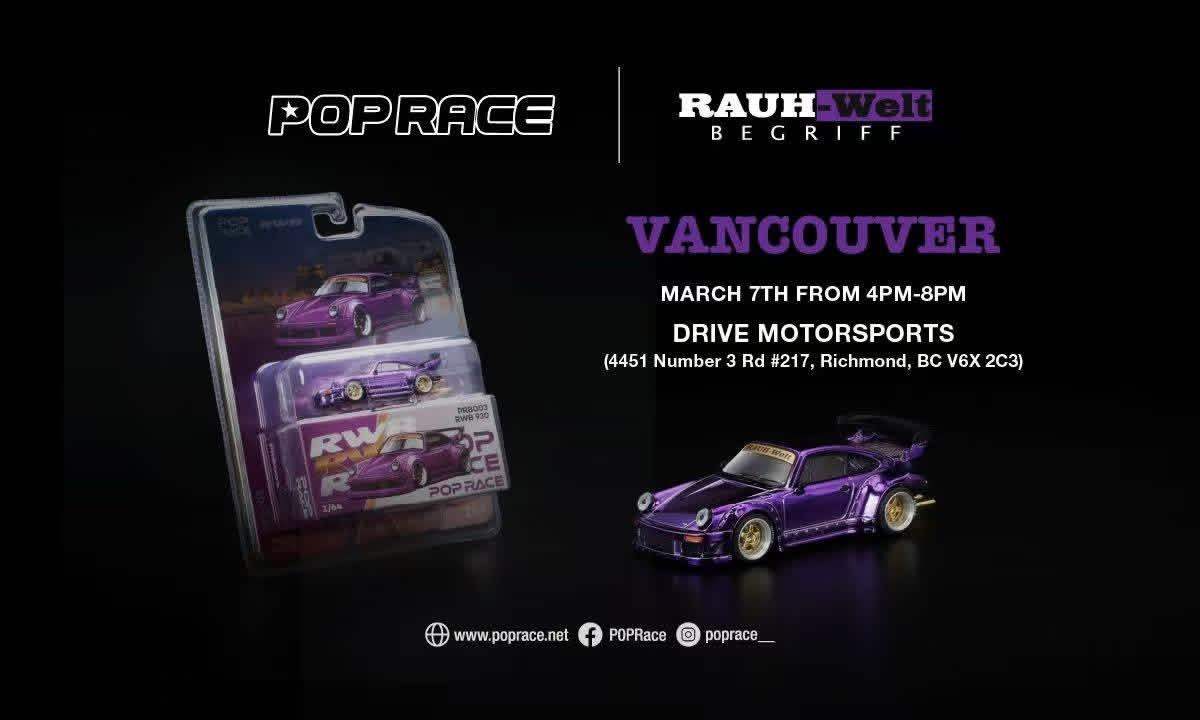 Pop Race 1:64 Scale Vancouver Event Exclusive Honda Civic EG6 / RWB - Image 3