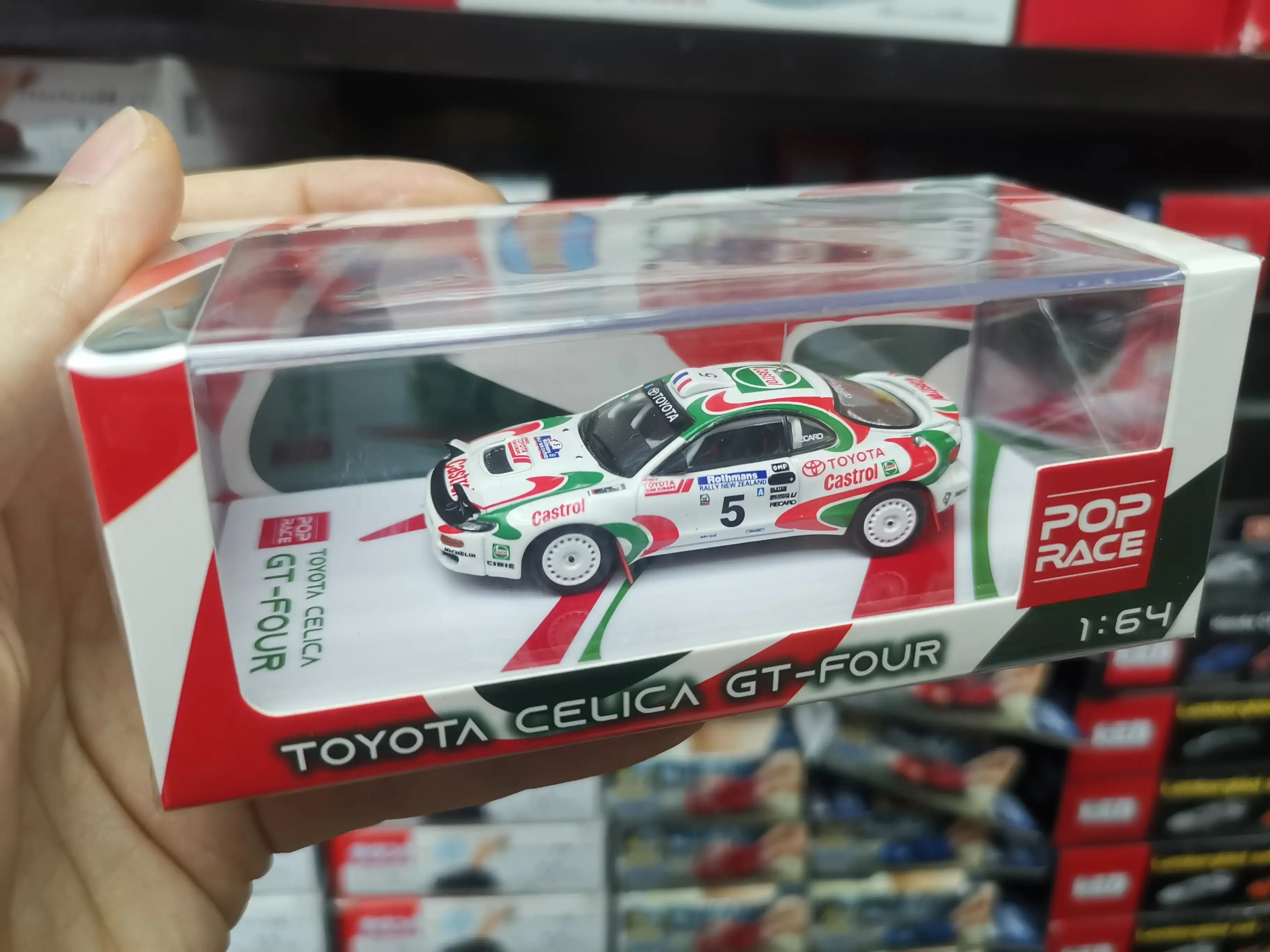 Pop Race 1/64 Toyota Celica - Rally New Zealand 1994 #5 - Image 2