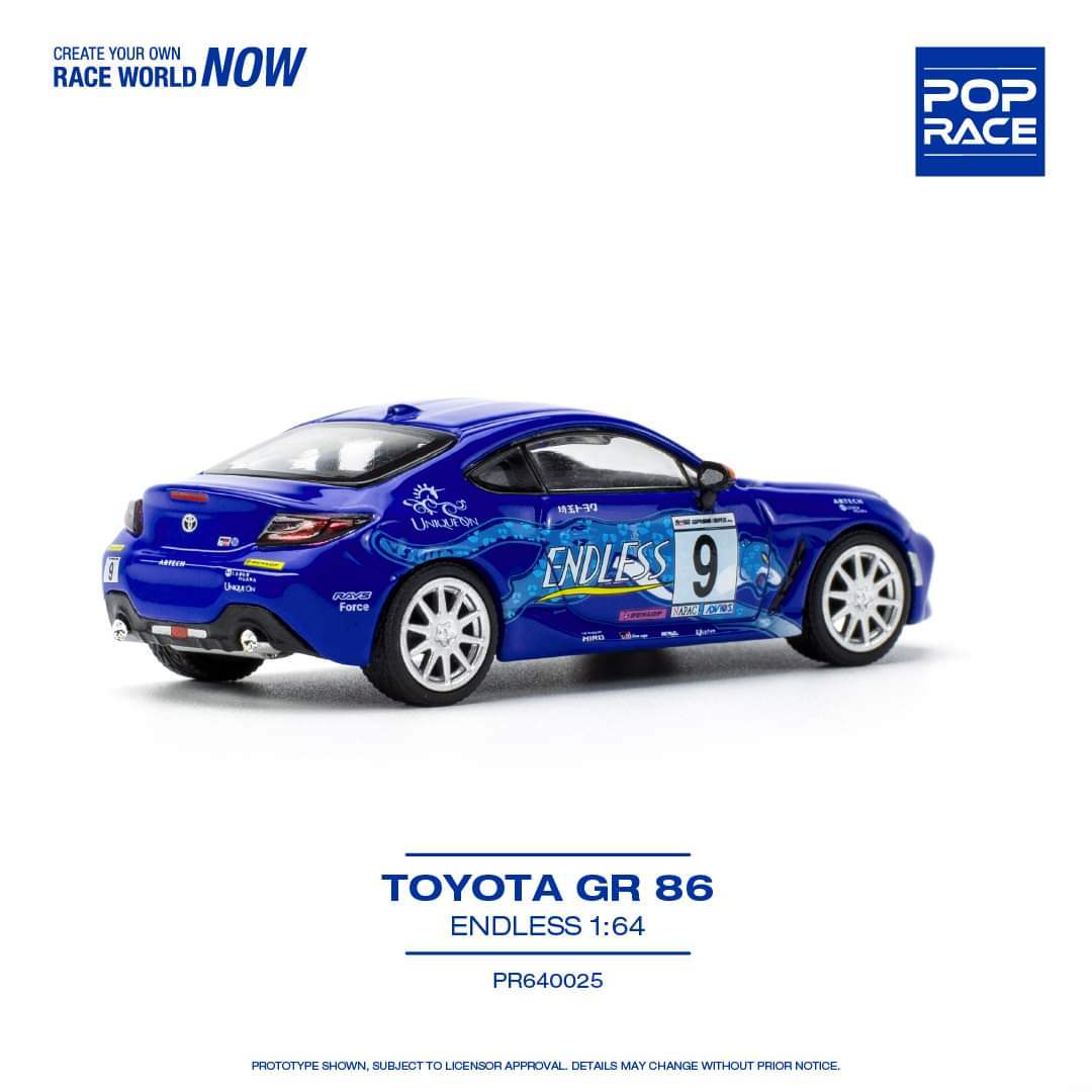 POP RACE 1/64 TOYOTA GR 86 ENDLESS - Image 2
