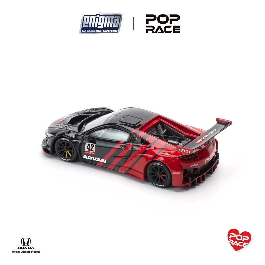 Pop Race x Enigma 1/64 Honda NSX GT3 EVO22 - ADVAN - Image 2