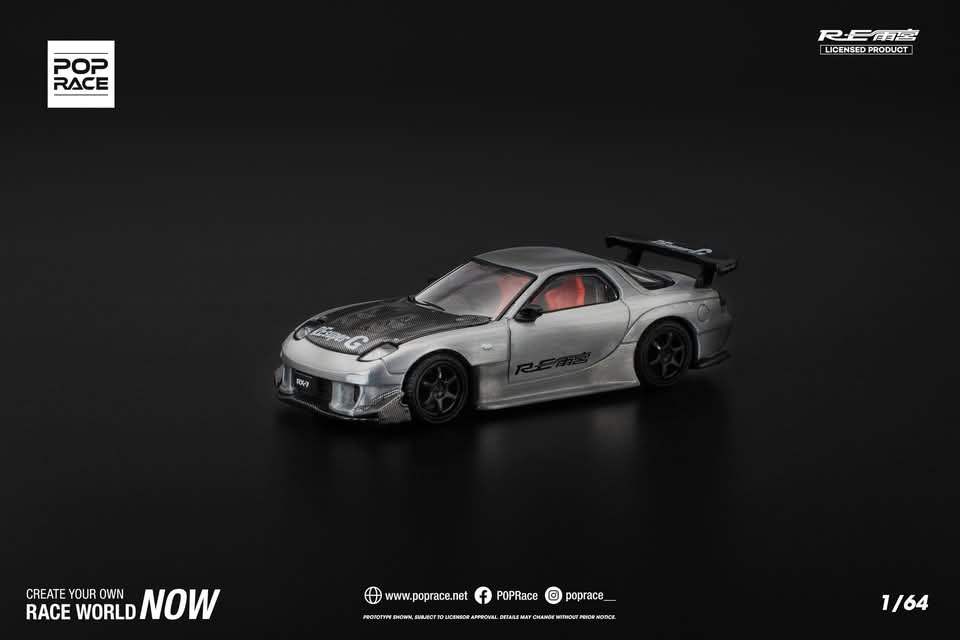 POP RACE 1/64 JAPAN EXCLUSIVE MAZDA RX8 RE-AMEMIYA