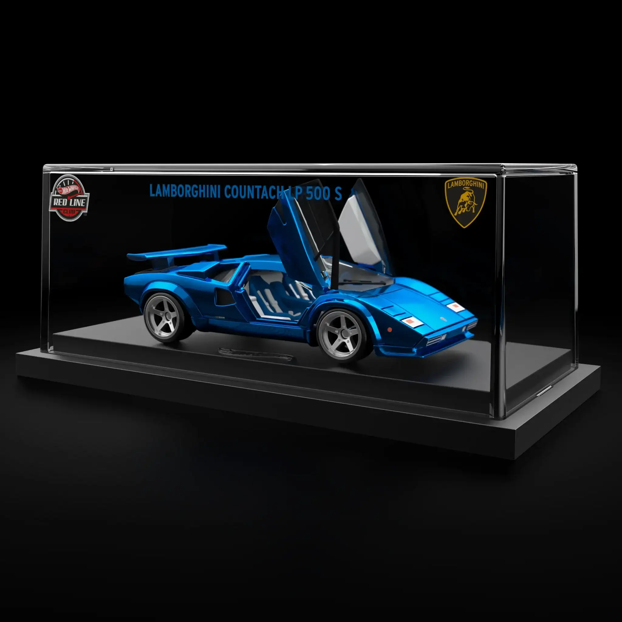 Hot Wheels RLC 2022 sELECTIONs ’82 Lamborghini Countach LP500 S Blue - Image 2