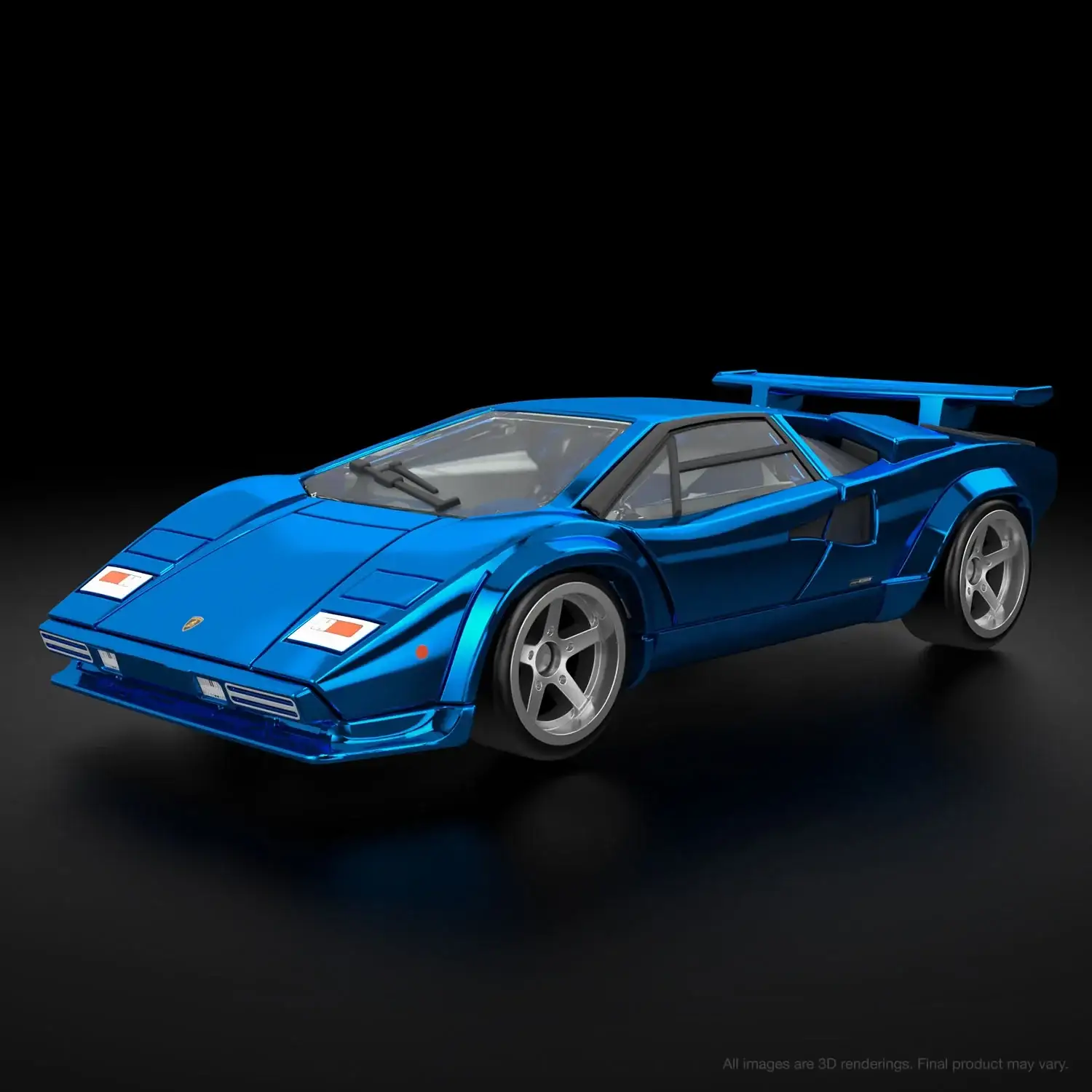 Hot Wheels RLC 2022 sELECTIONs ’82 Lamborghini Countach LP500 S Blue - Image 3