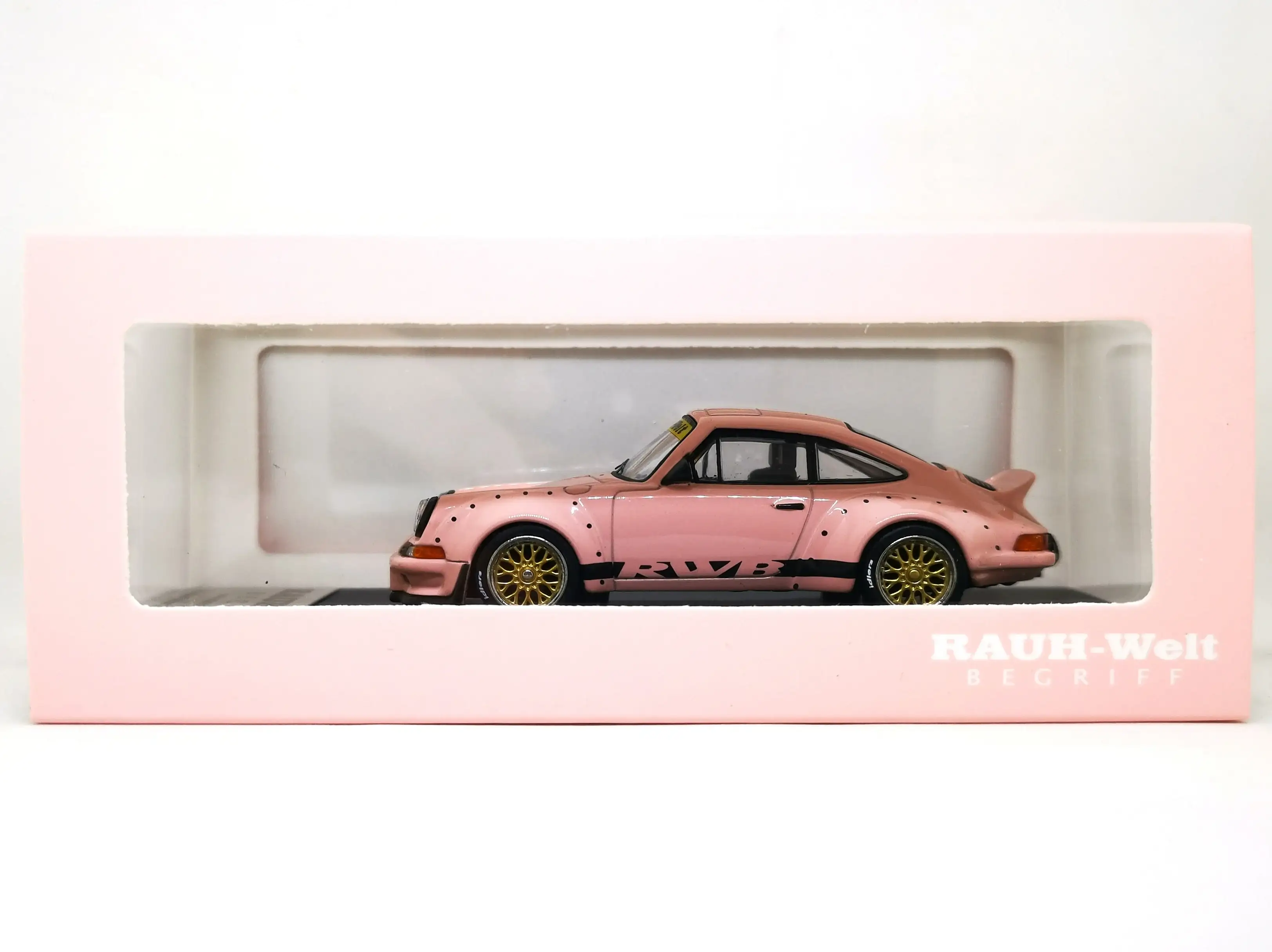 Model Collect RWB Porsche 930 Ducktail Wing Pink 1:64 SCALE - Image 5