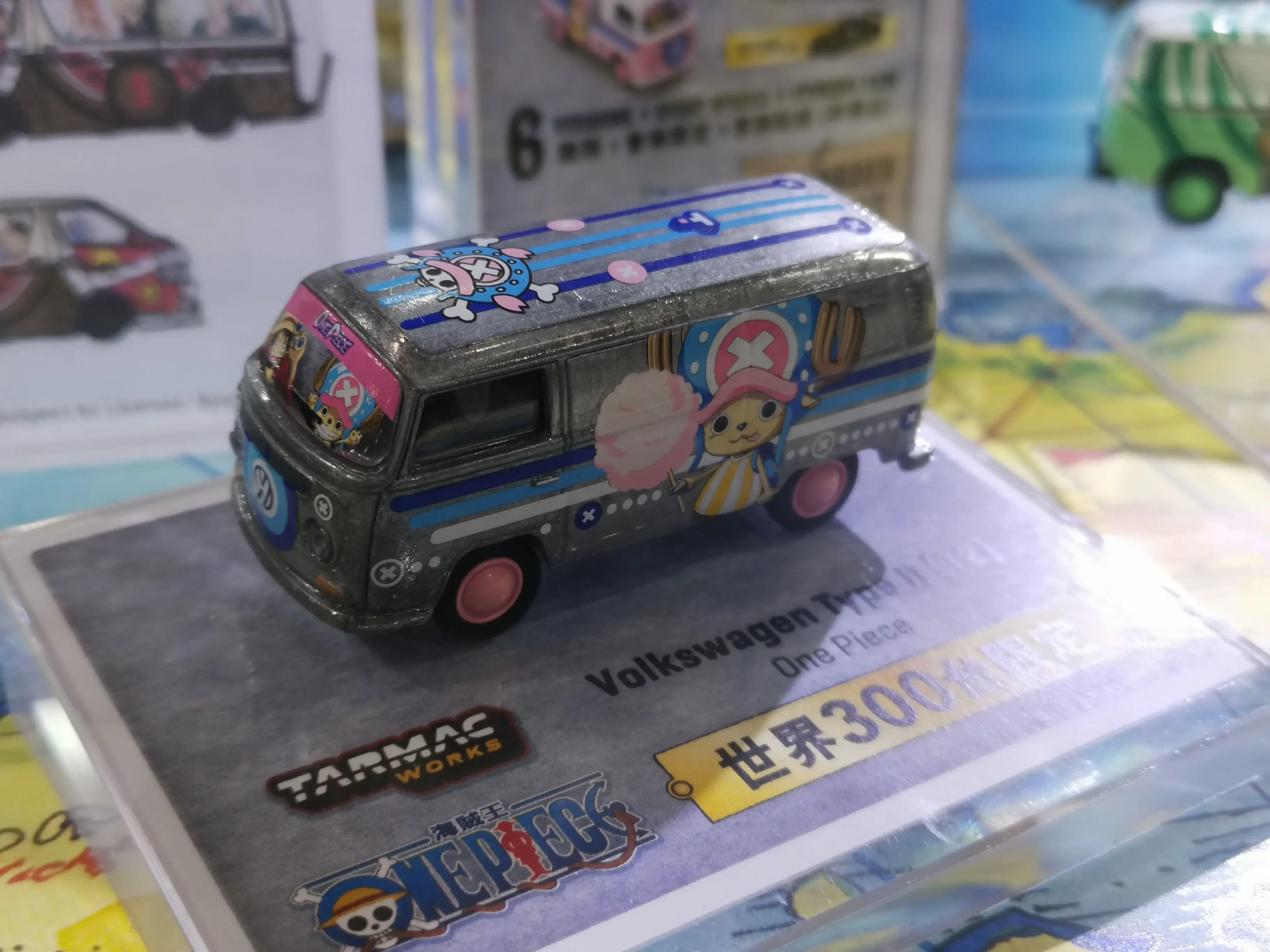 Tarmac Works 1/64 Collab One Piece Complete Set of 7 include 300pcs Limited VW Type II - Image 4