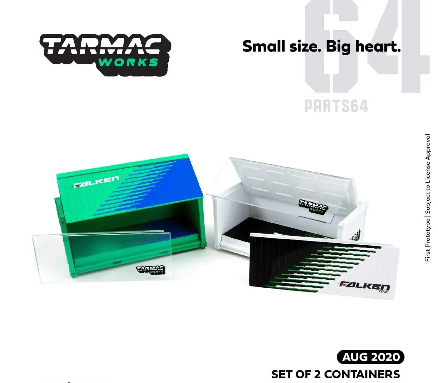 Tarmac Works Container Baseset of two Falken - Image 6