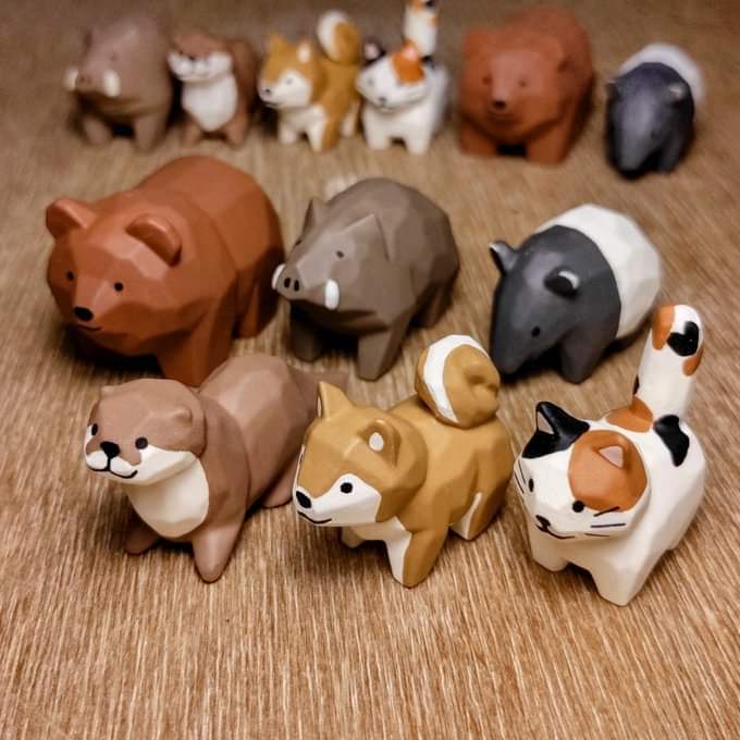 Quaila Seiji Kawasaki's Wood Carving Animal Mascot Gashapon - Image 2
