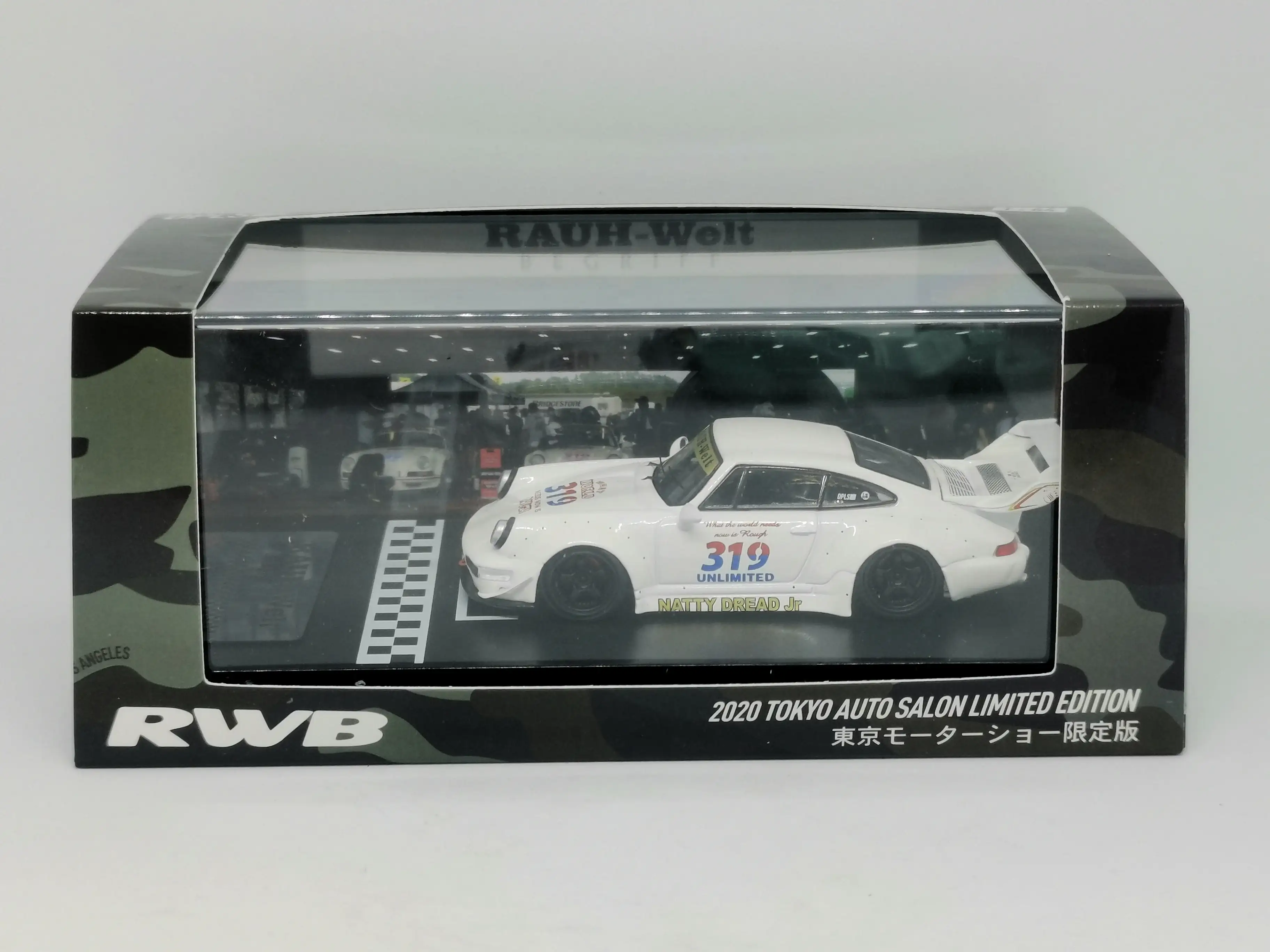 RWB Japan Official Japan 1/64 Porsche RWB 964 2020 Toyko Auto Salon Exclusive Set of 4 - Image 2