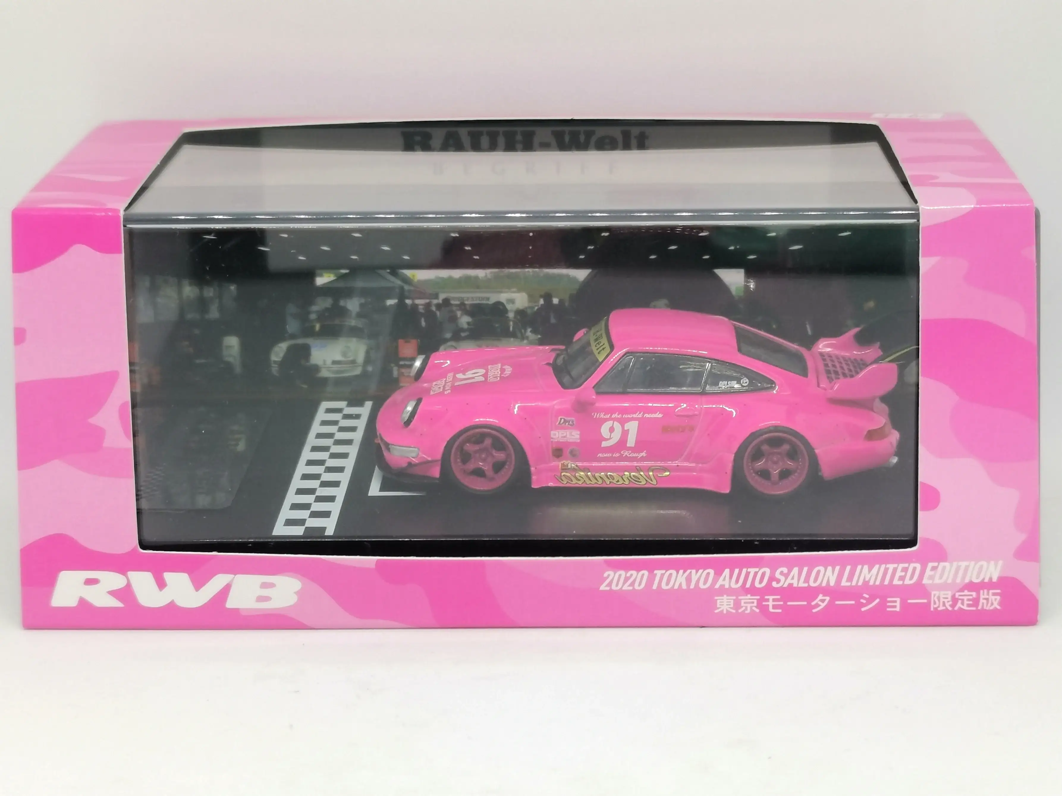 RWB Japan Official Japan 1/64 Porsche RWB 964 2020 Toyko Auto Salon Exclusive Set of 4 - Image 5