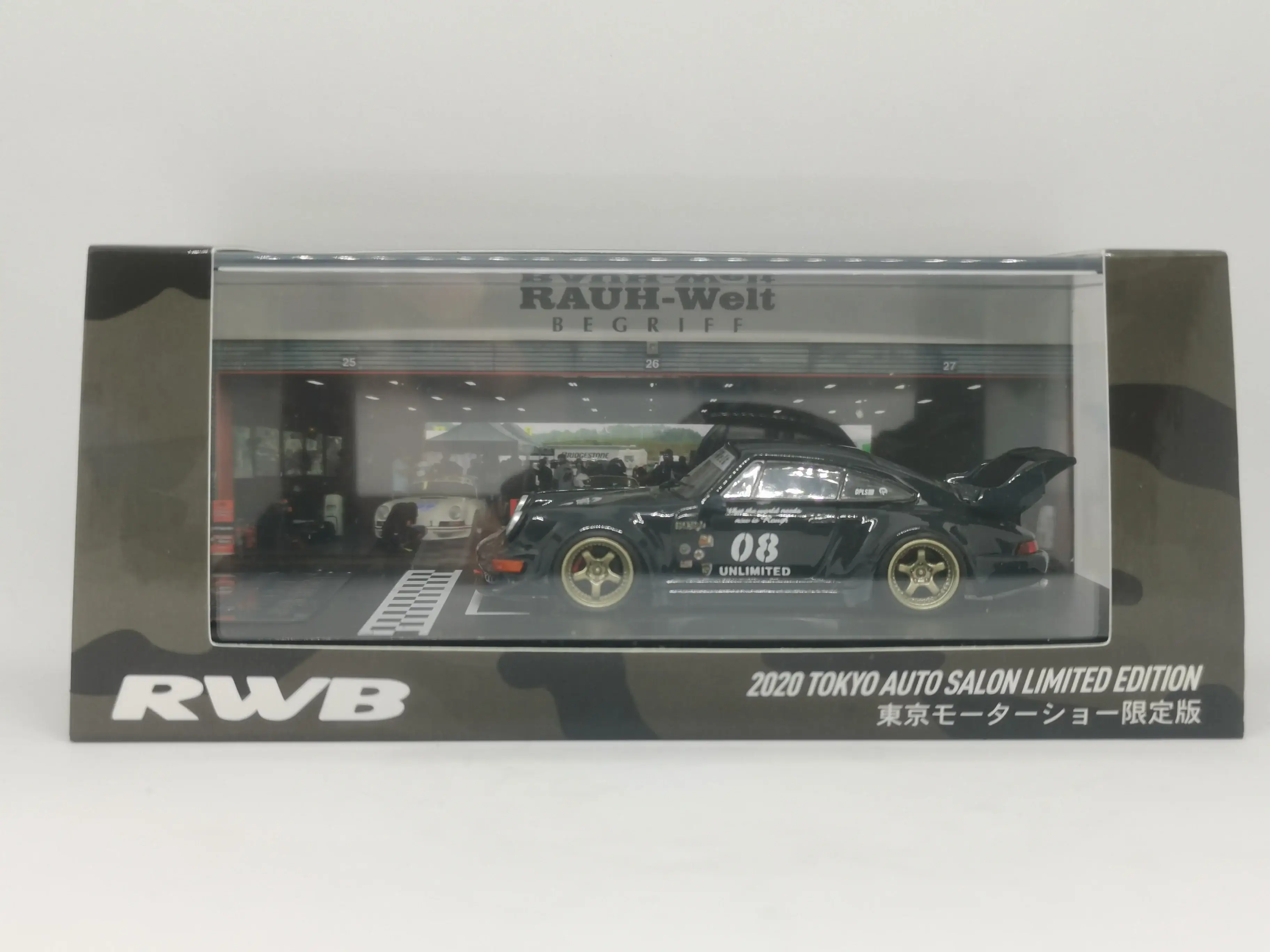 RWB Japan Official Japan 1/64 Porsche RWB 964 2020 Toyko Auto Salon Exclusive Set of 4 - Image 9